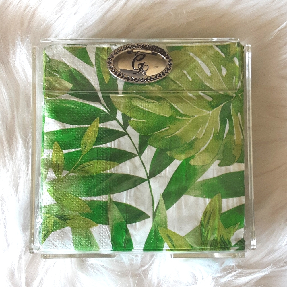 Initialed Napkin Holder